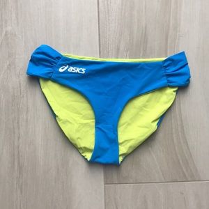 Blue ASICS athletic bikini bottoms!